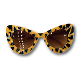 GAFA ESTILO CAT EYE TIGER PRINT MUSTARD & BLACK