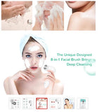 8 in 1 Electric Facial and Body Cleansing Brush Whole New Experience