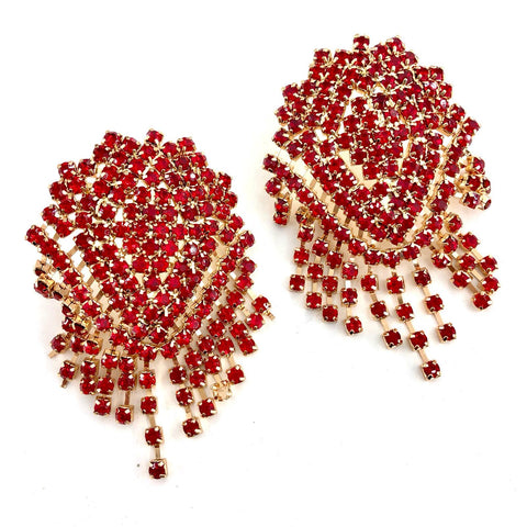 Red Rhinestones-Rhinestones rojas