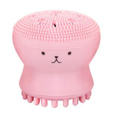 Silicone Skin Face Cleansing Washing Brush Octopus Shape