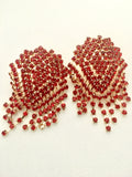 Red Rhinestones-Rhinestones rojas