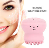 Silicone Skin Face Cleansing Washing Brush Octopus Shape