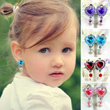 Colorful Stone Ear Clip Girls Earrings