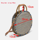 Fashion Chic Straw Tassel Handbag