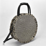 Fashion Chic Straw Tassel Handbag