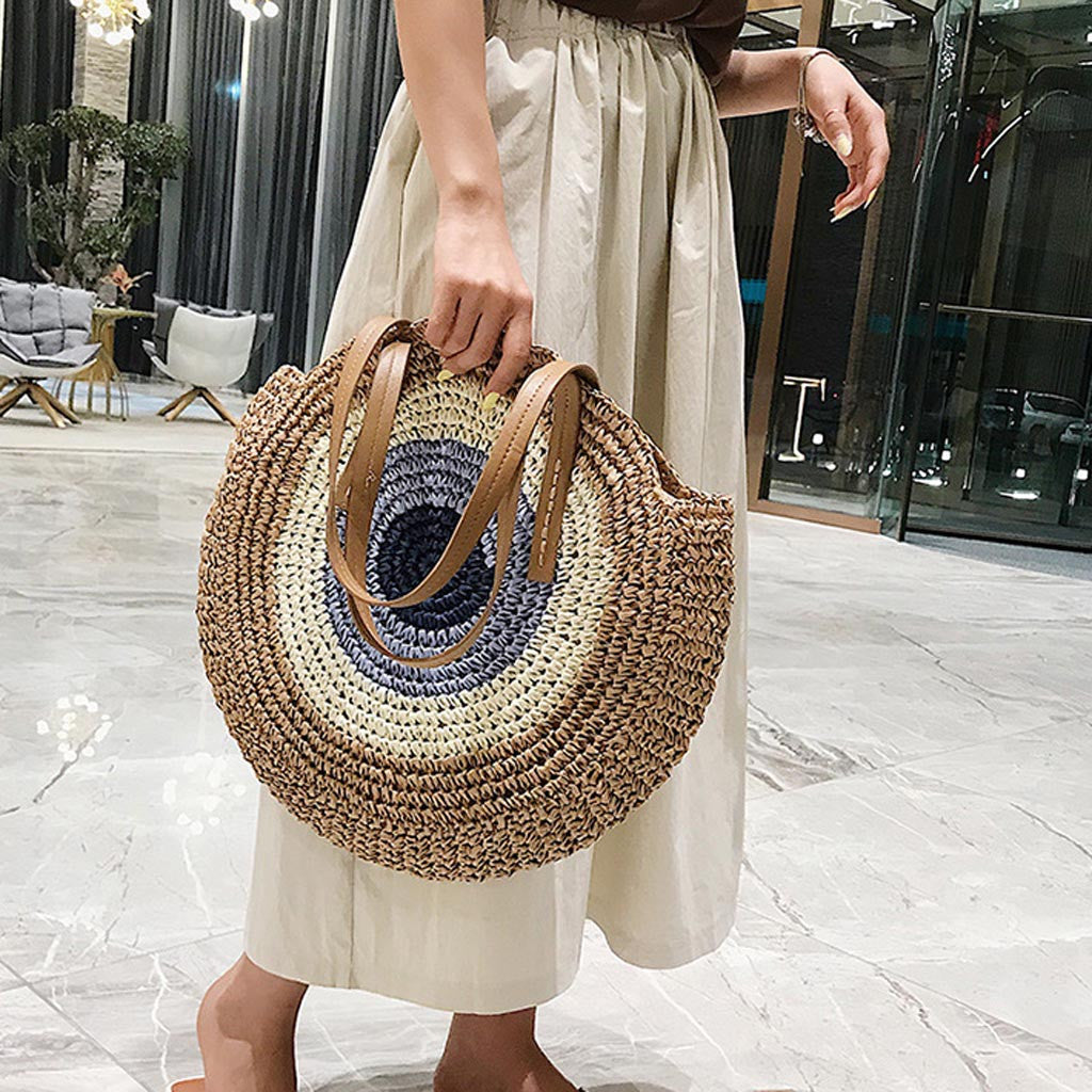 Summer straw purses 2020 sale